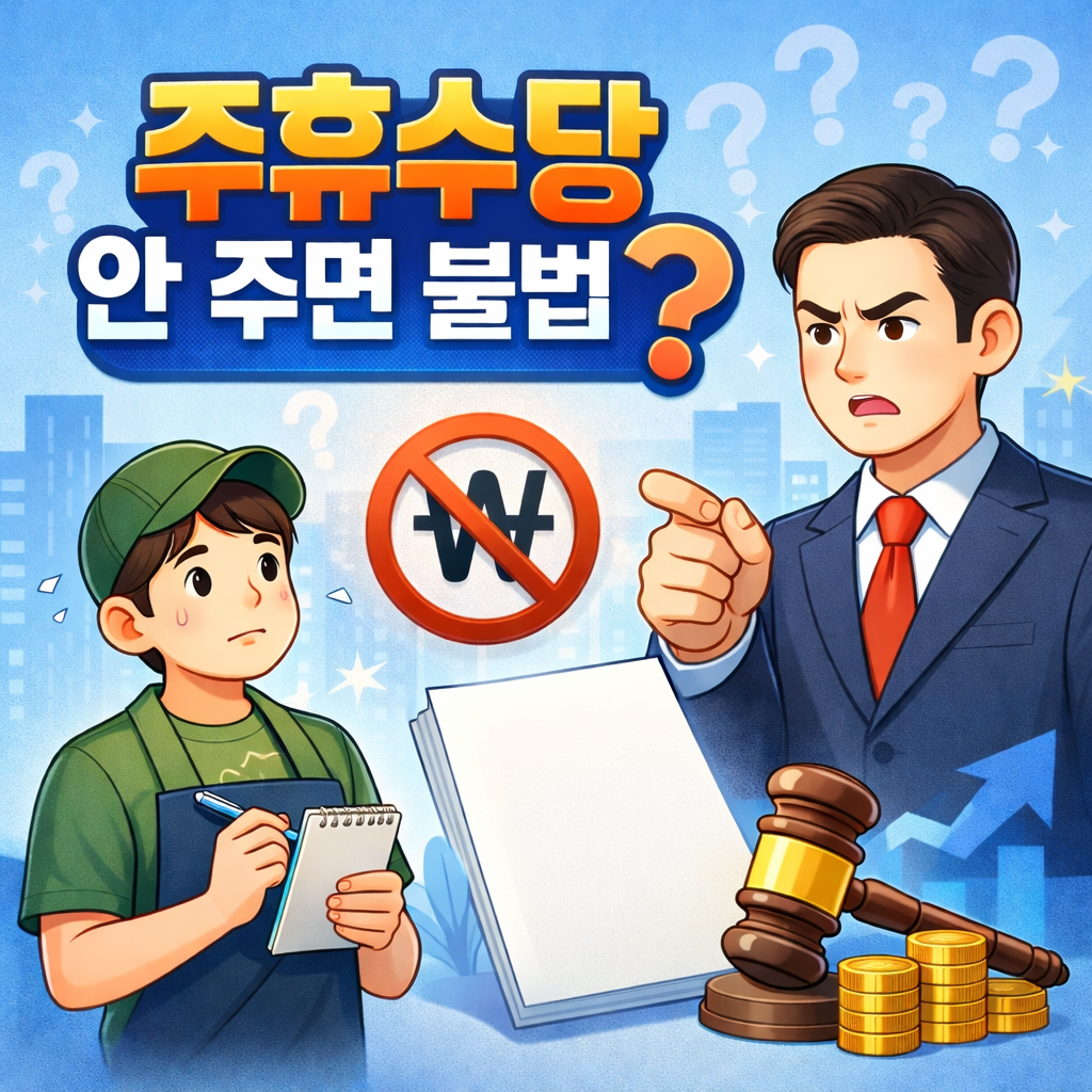 주휴수당 안 주면 불법
