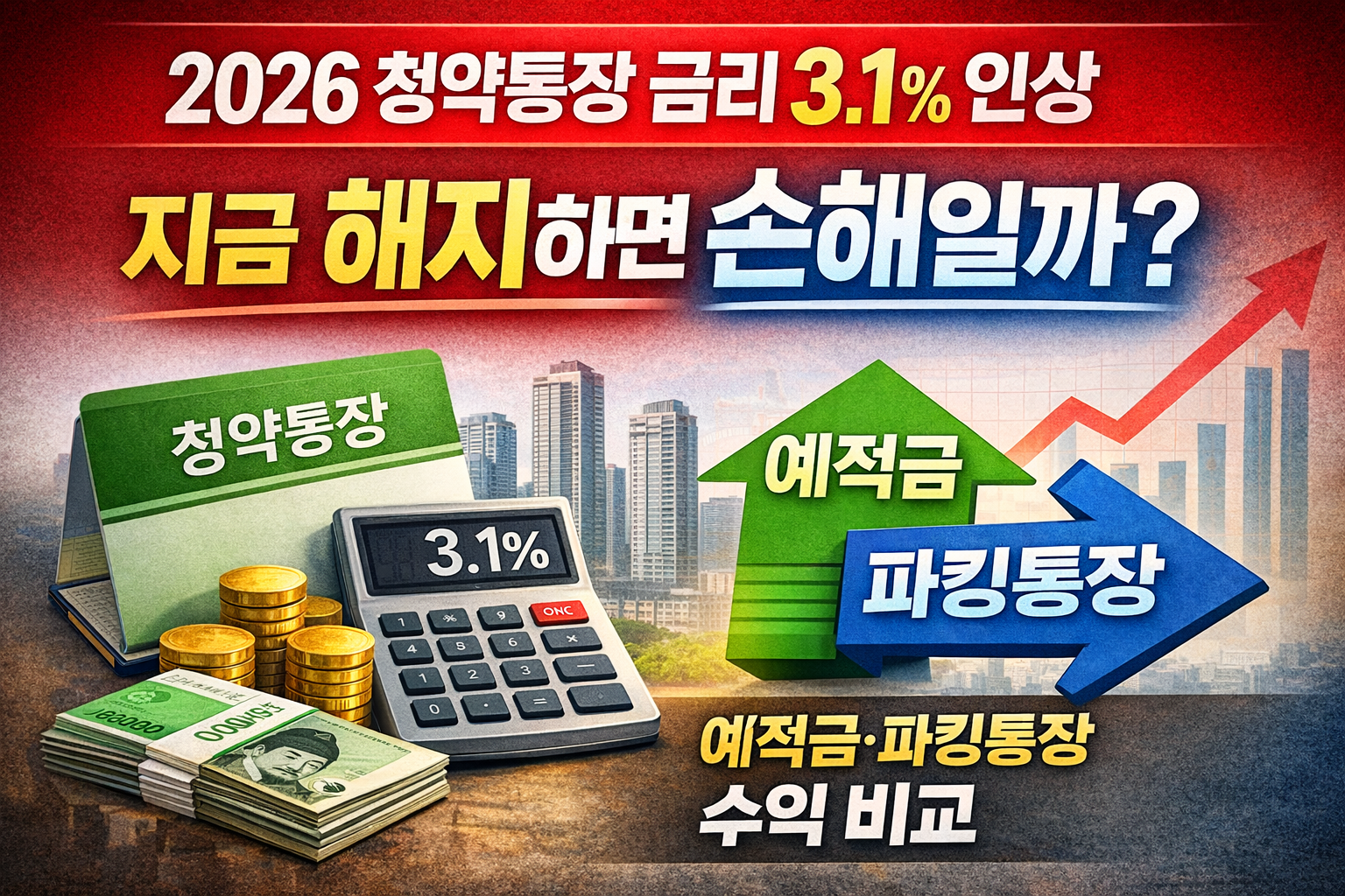 2026 청약통장 금리 및 수익 비교