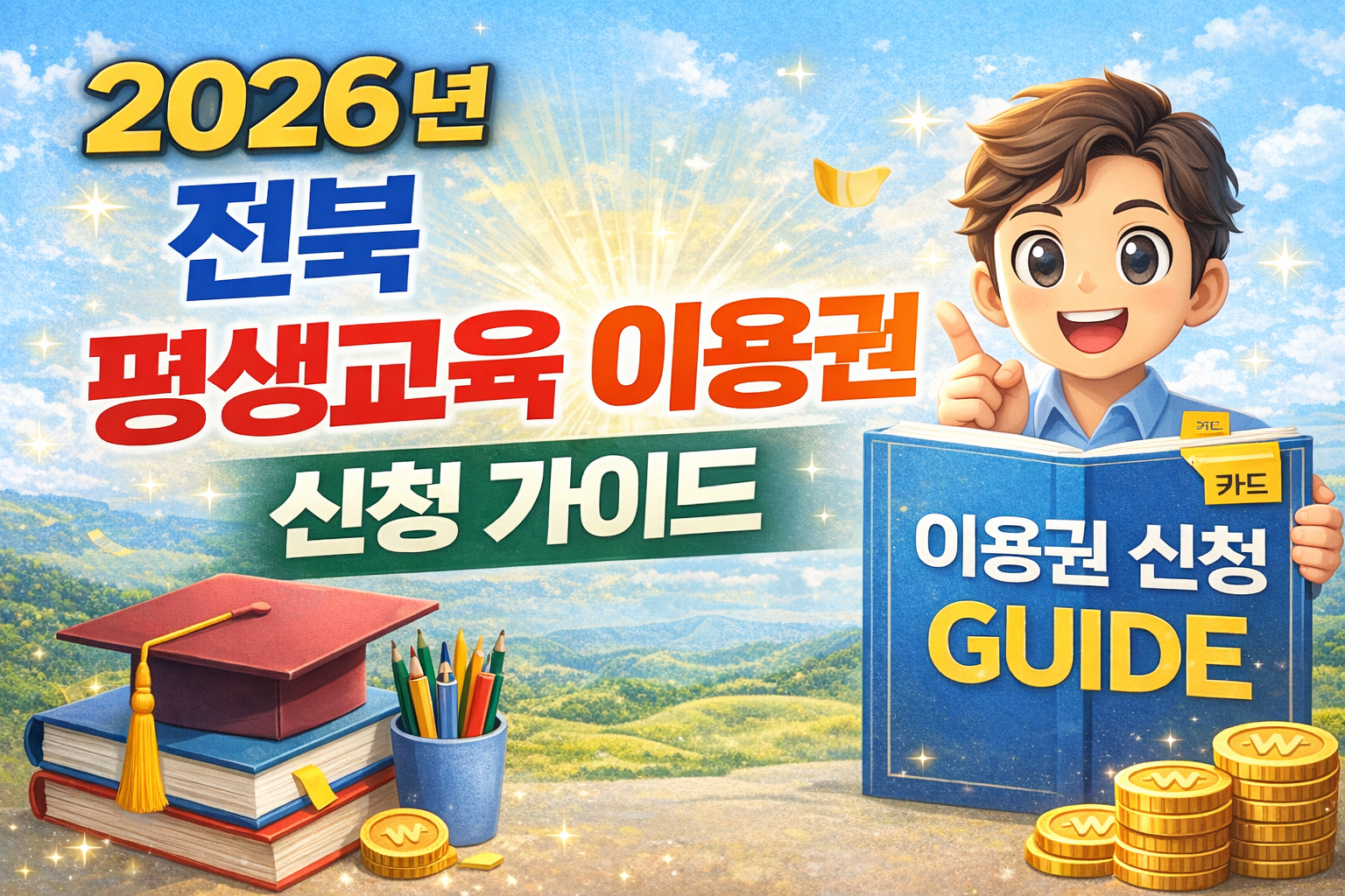 2026 전북 평생교육 이용권 안내