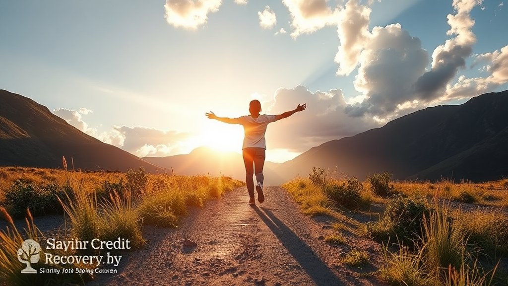 채무조정 후 신용 회복 및 재기 성공 사례 (realistic 스타일)